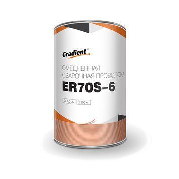 Copper-coated welding wire GRADIENT G3Si1 &Oslash;1.0 mm (250 kg) Drum Pack GWC1025 photo - Shop Now at Gradient 🛒