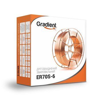 Copper-coated welding wire GRADIENT G3Si1 &Oslash;1.0 mm (15 kg) B300 GWC1035 photo - Shop Now at Gradient 🛒